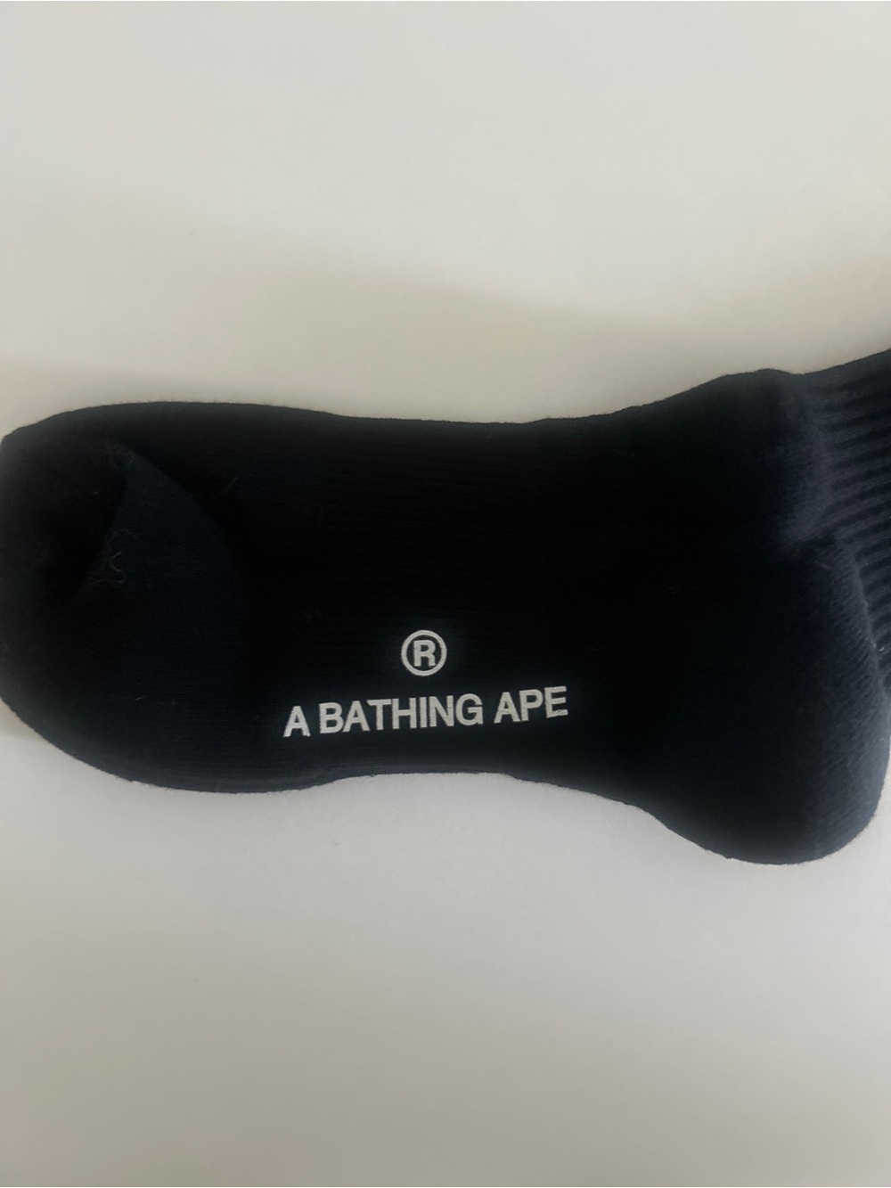 Bape Black Low-Cut Logo Socks